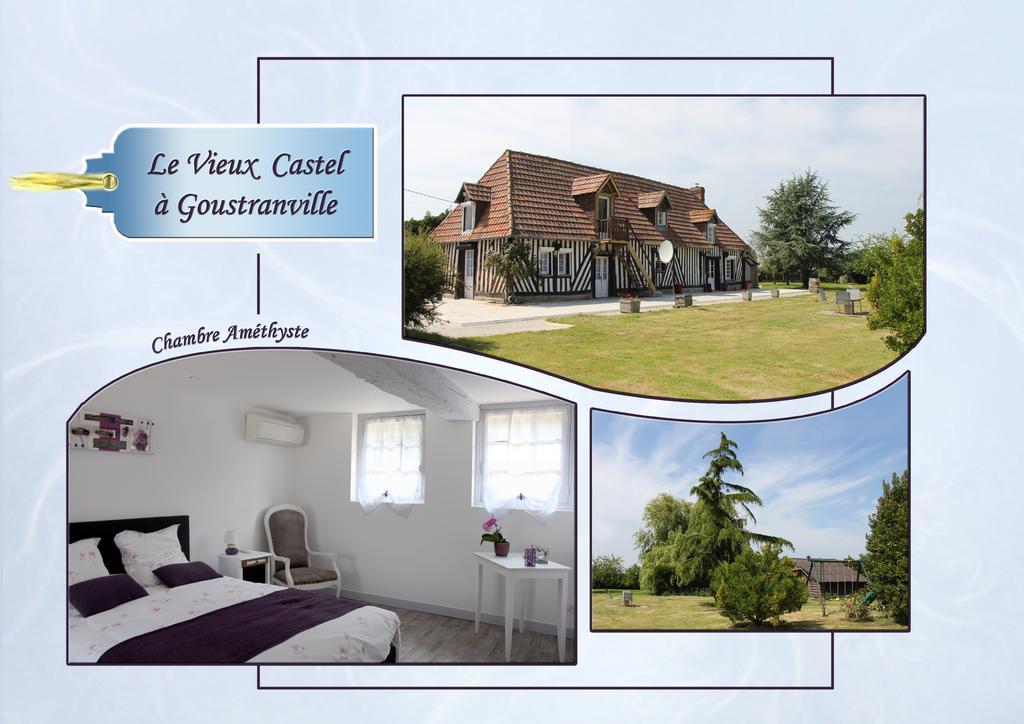 Bed and Breakfast Le Vieux Castel Goustranville Exteriér fotografie